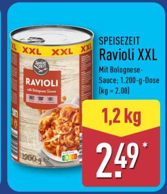 SPEISEZEIT Ravioli XXL