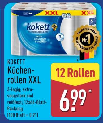 KOKETT Küchenrollen XXL