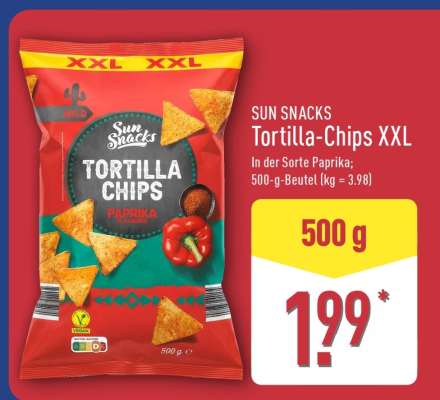 SUN SNACKS Tortilla-Chips XXL