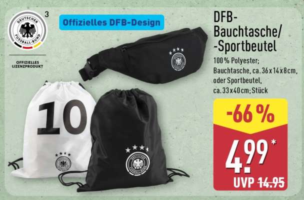 DFB-Bauchtasche/-Sportbeutel