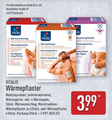 VITALIS Wärmepflaster