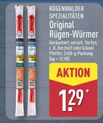 Original Rügen-Würmer