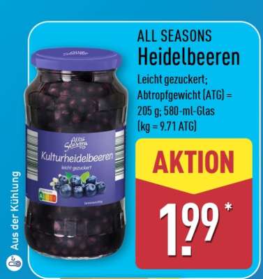 ALL SEASONS Heidelbeeren