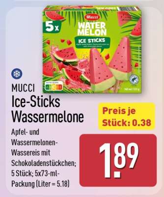 MUCCI Ice-Sticks Wassermelone