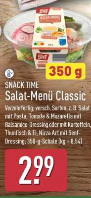 Salat-Menü Classic