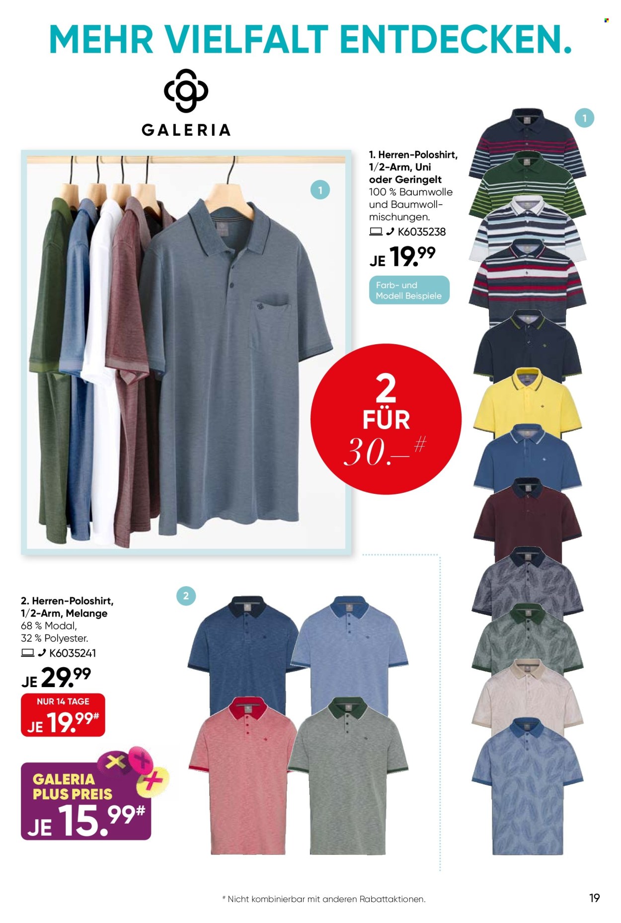 GALERIA Karstadt Kaufhof Prospekte  - 27.05.2026 - 9.06.2026. Seite 19
