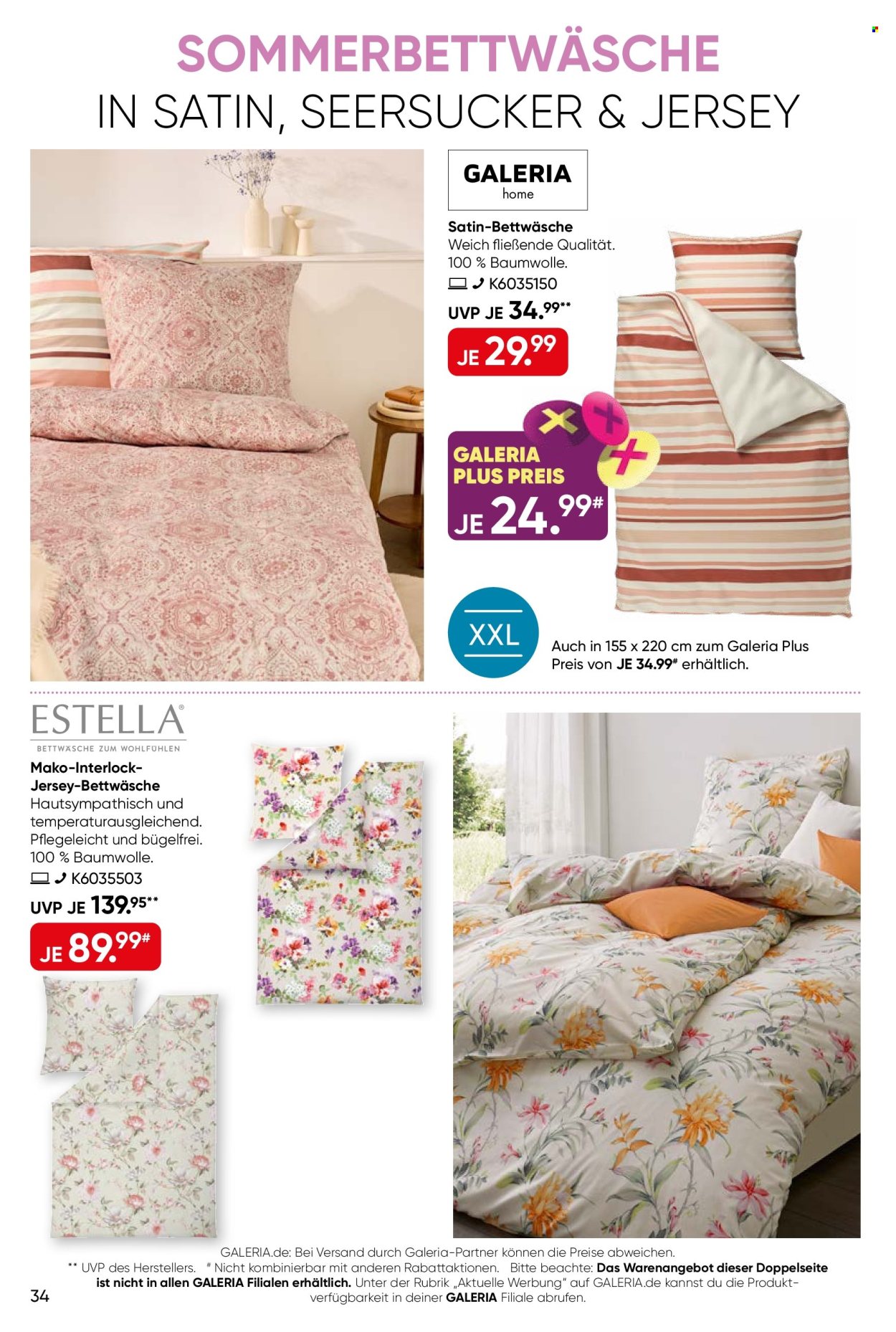 GALERIA Karstadt Kaufhof Prospekte  - 27.05.2026 - 9.06.2026. Seite 34