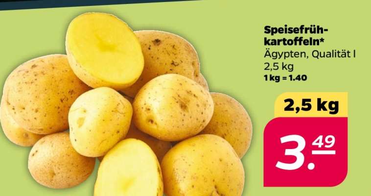 Speisefrühkartoffeln