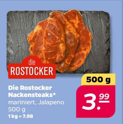 Die Rostocker Nackensteaks*
