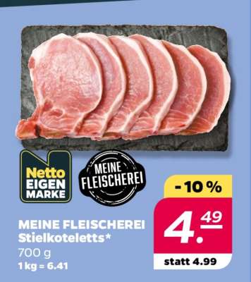 Meine Fleischerei Stielkoteletts*