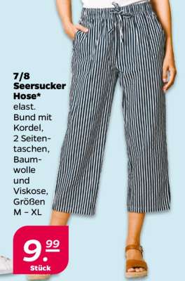 7/8 Seersucker Hose