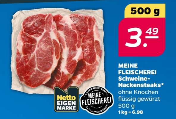 MEINE FLEISCHEREI Schweine-Nackensteaks