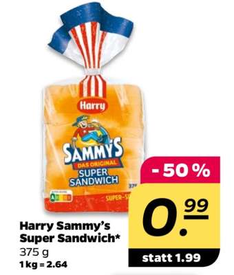 HARRY Sammy's Super- Sandwich