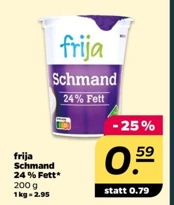 frija Schmand 24 % Fett