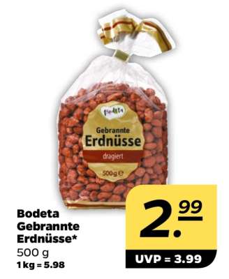 Bodeta Gebrannte Erdnüsse
