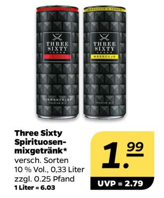 Three Sixty Spirituosenmixgetränk