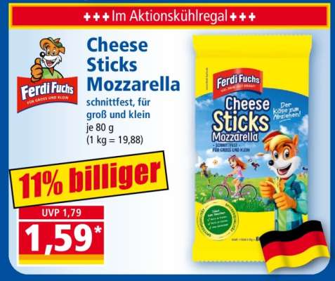 Cheese Sticks Mozzarella