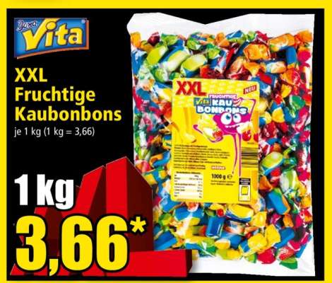 XXL Fruchtige Kaubonbons