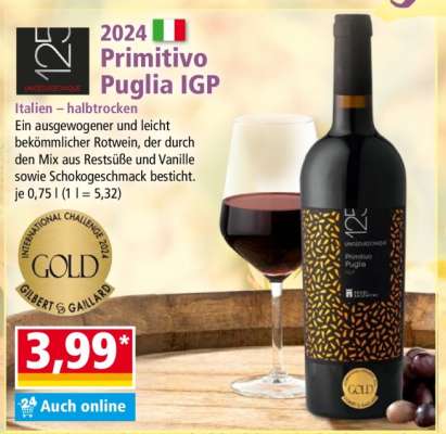 Primitivo Puglia IGP