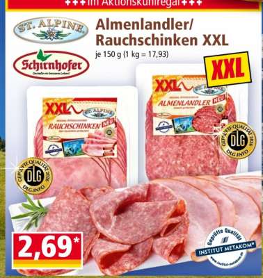 Almenlandler/ Rauchschinken XXL