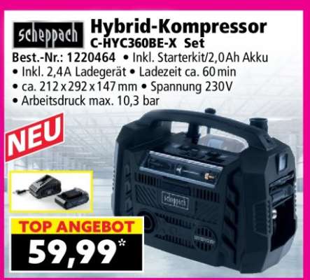 Hybrid-Kompressor C-HYC360BE-X Set