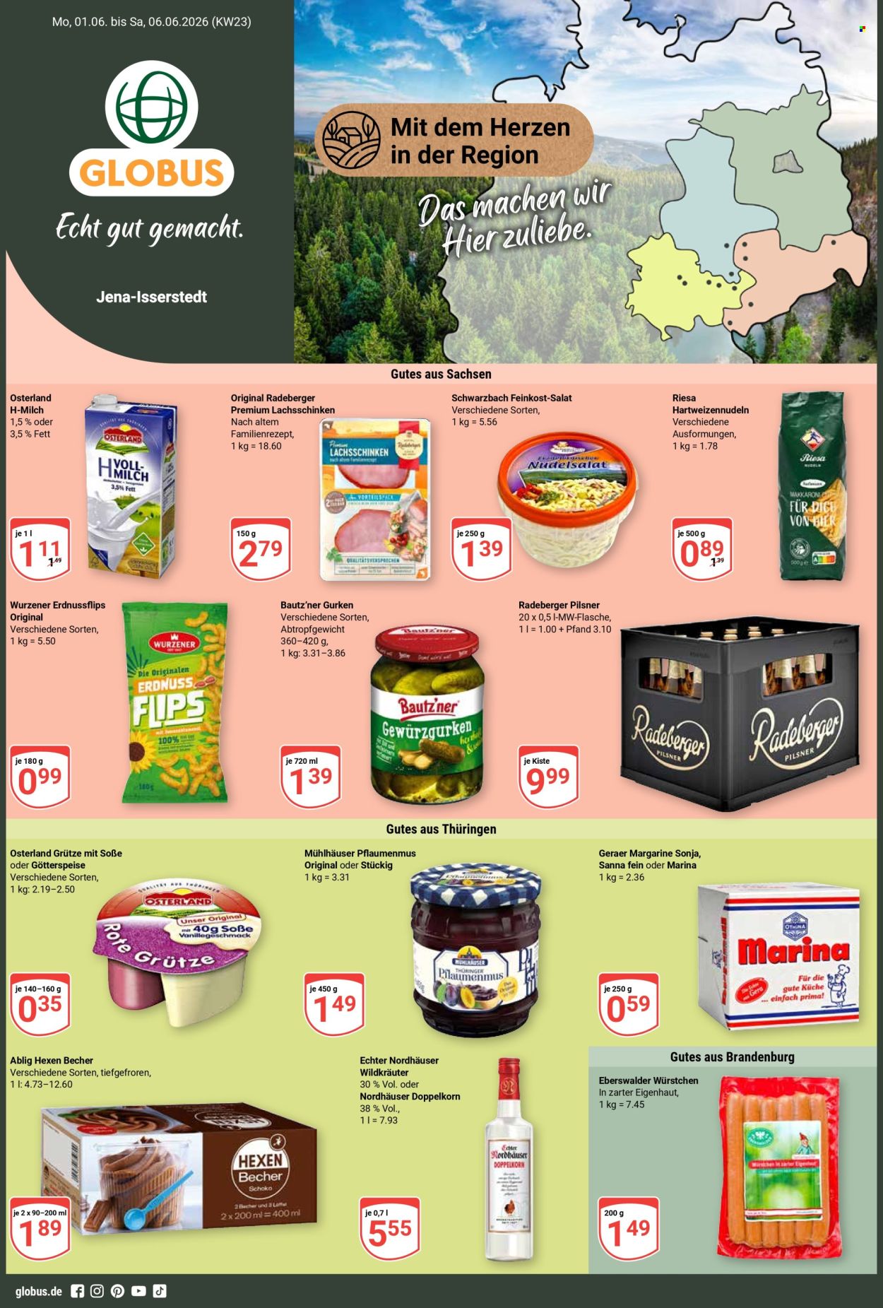 Globus Prospekte  - 1.06.2026 - 6.06.2026. Seite 1