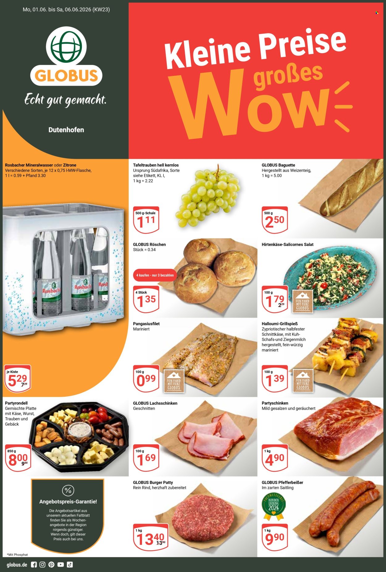 Globus Prospekte  - 1.06.2026 - 6.06.2026. Seite 1