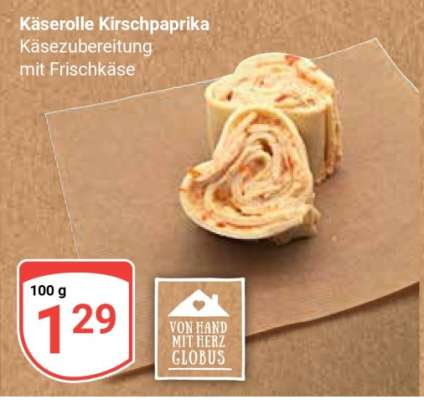 Käserolle Kirschpaprika