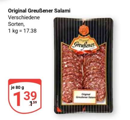 Original Greußener Salami