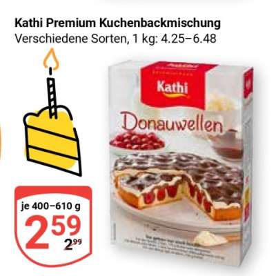 Kathi Premium Kuchenbackmischung