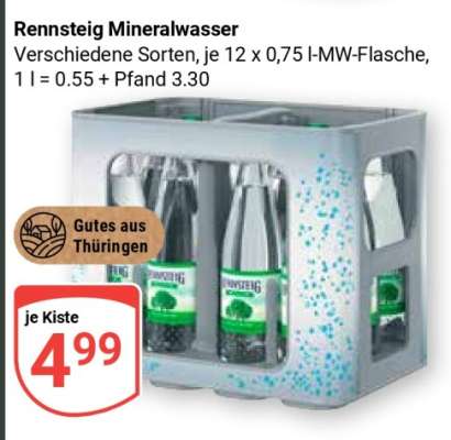 Rennsteig Mineralwasser