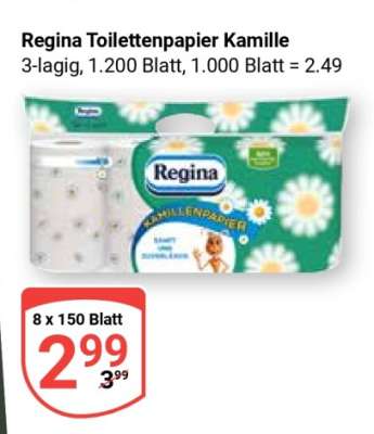 Regina Toilettenpapier Kamille