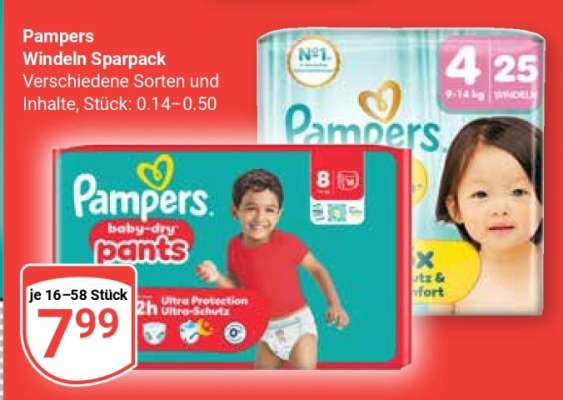 Pampers Windeln Sparpack