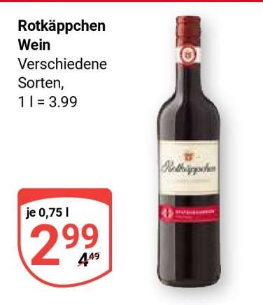 Rotkäppchen Wein