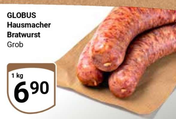 GLOBUS Hausmacher Bratwurst Grob