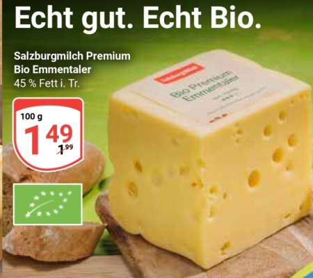 Salzburgmilch Premium Bio Emmentaler