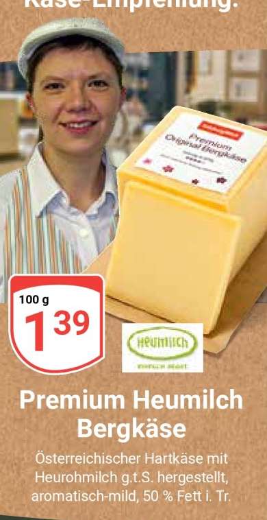 Premium Heumilch Bergkäse