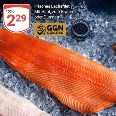 Frisches Lachsfilet