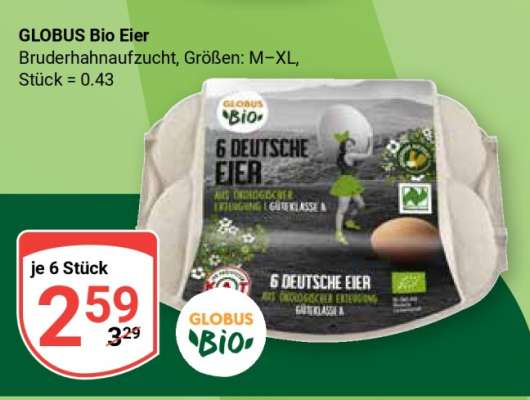 GLOBUS Bio Eier