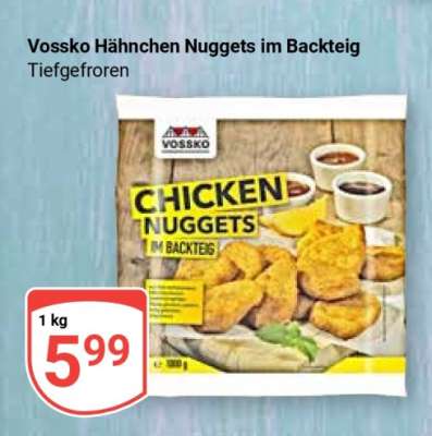 Vossko Hähnchen Nuggets im Backteig