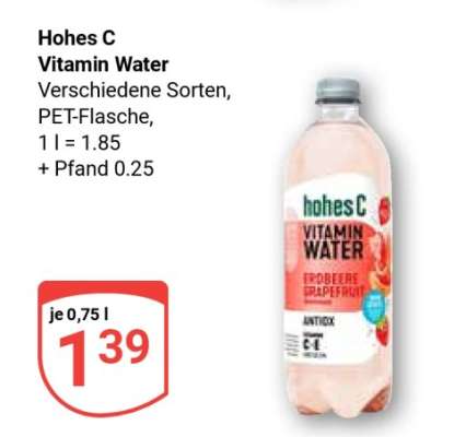 HOHES C Vitamin Water