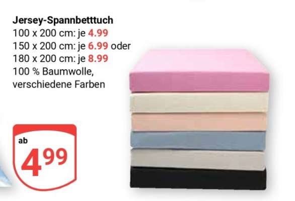 Jersey Spannbetttuch
