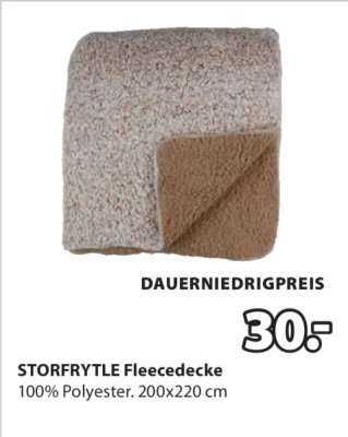 STORFRYTLE Fleecedecke