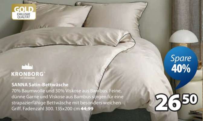 SANNA Satin-Bettwäsche