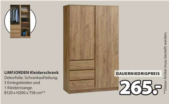 LIMFJORDEN Kleiderschrank
