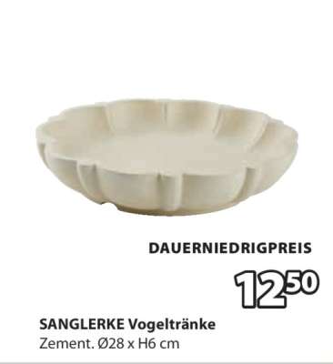 SANGLERKE Vogeltränke
