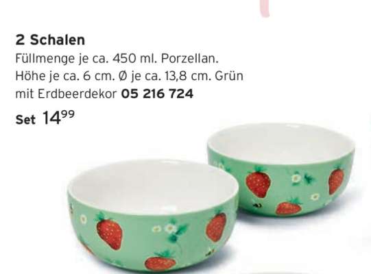 2 Schalen