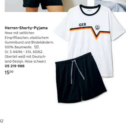 Herren- Shorty-Pyjama