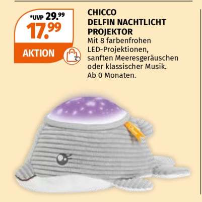 CHICCO DELFIN NACHTLICHT PROJEKTOR