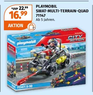 PLAYMOBIL SWAT-MULTI-TERRAIN-QUAD 71147